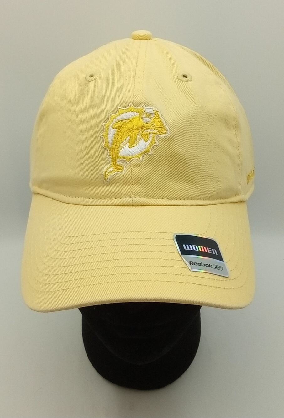 Miami Dolphins NFL Reebok Women's Yellow Cap Adjustable